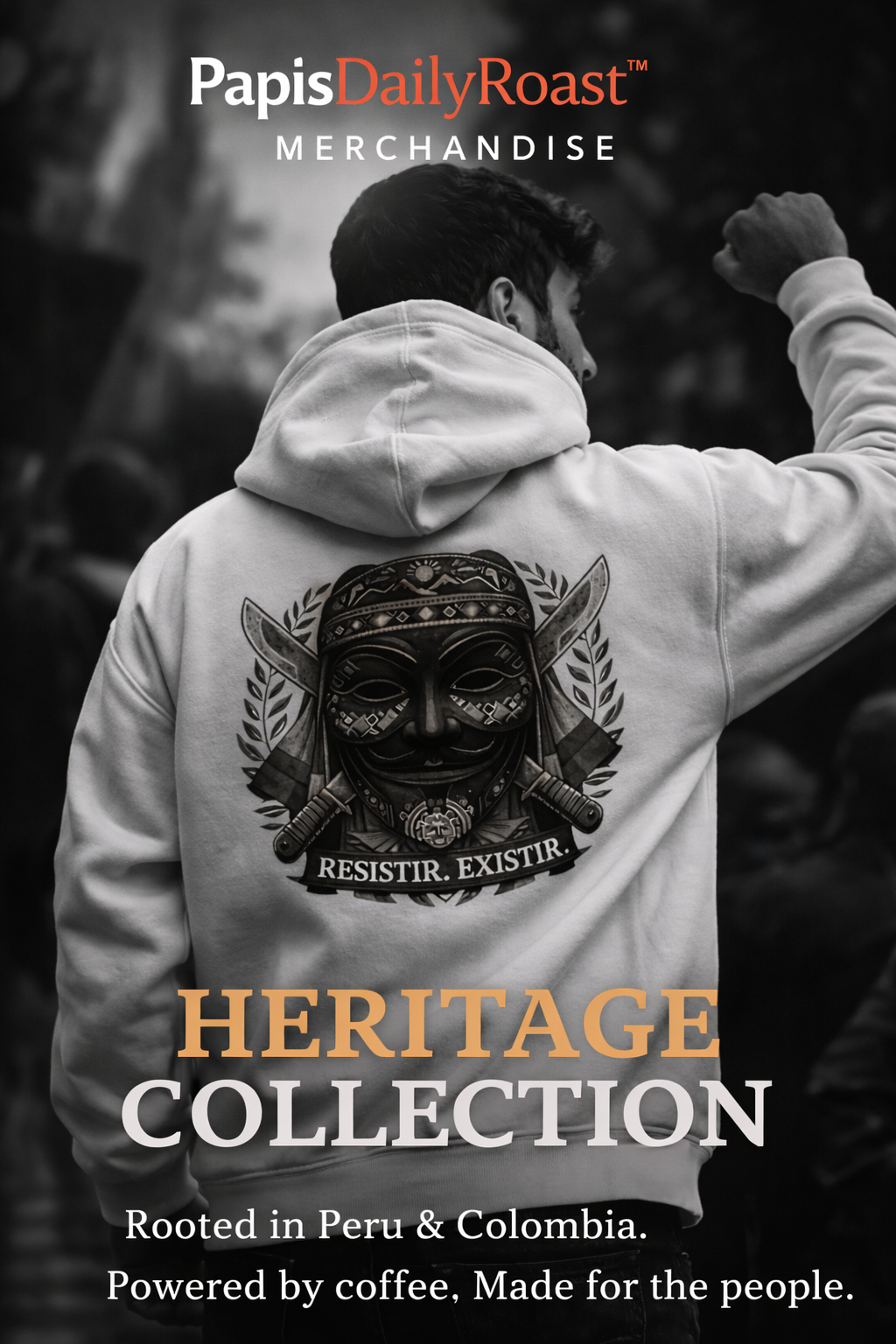 PapisDailyRoast™ Merchandise - Heritage collection| Peru & Colombia Inspired Apparel & Merch