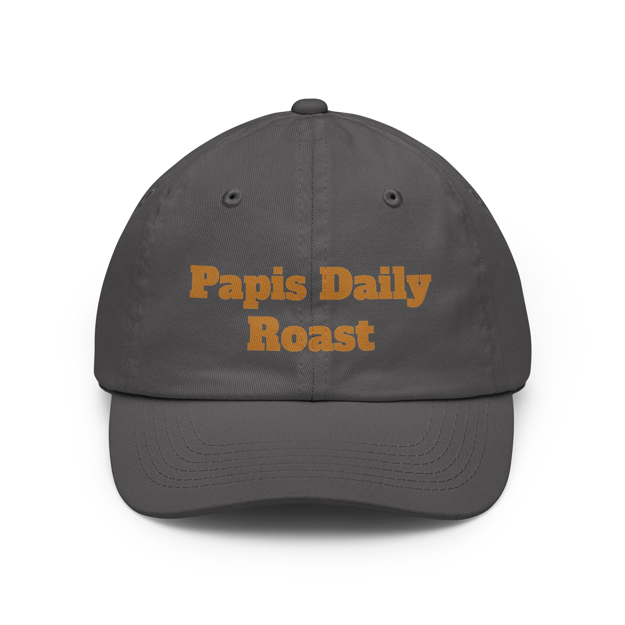 Dad Hat — "Papi’s Daily Roast" Embroidered Coffee Lover Cap