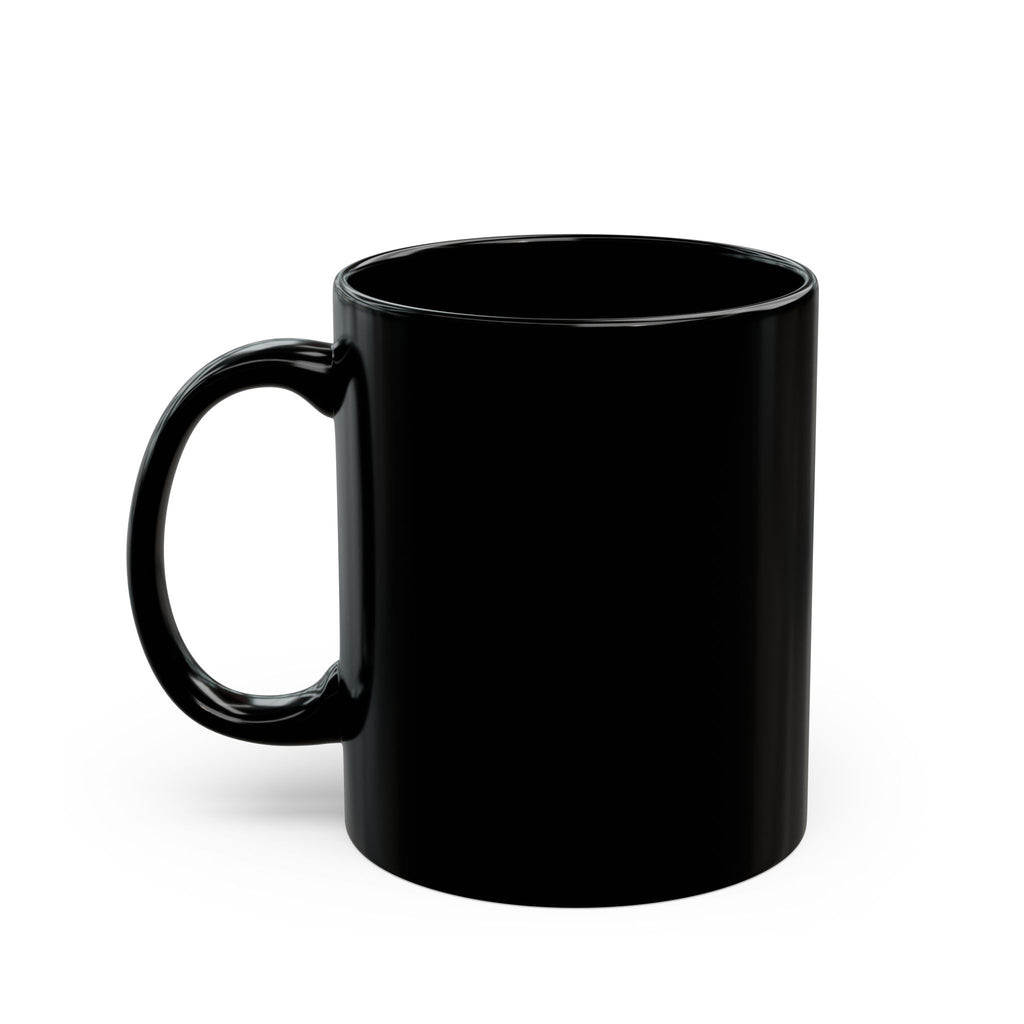 Retro Coffee Mug — "Always Daily Roast" Black Ceramic Coffee Cup (11oz/15oz)