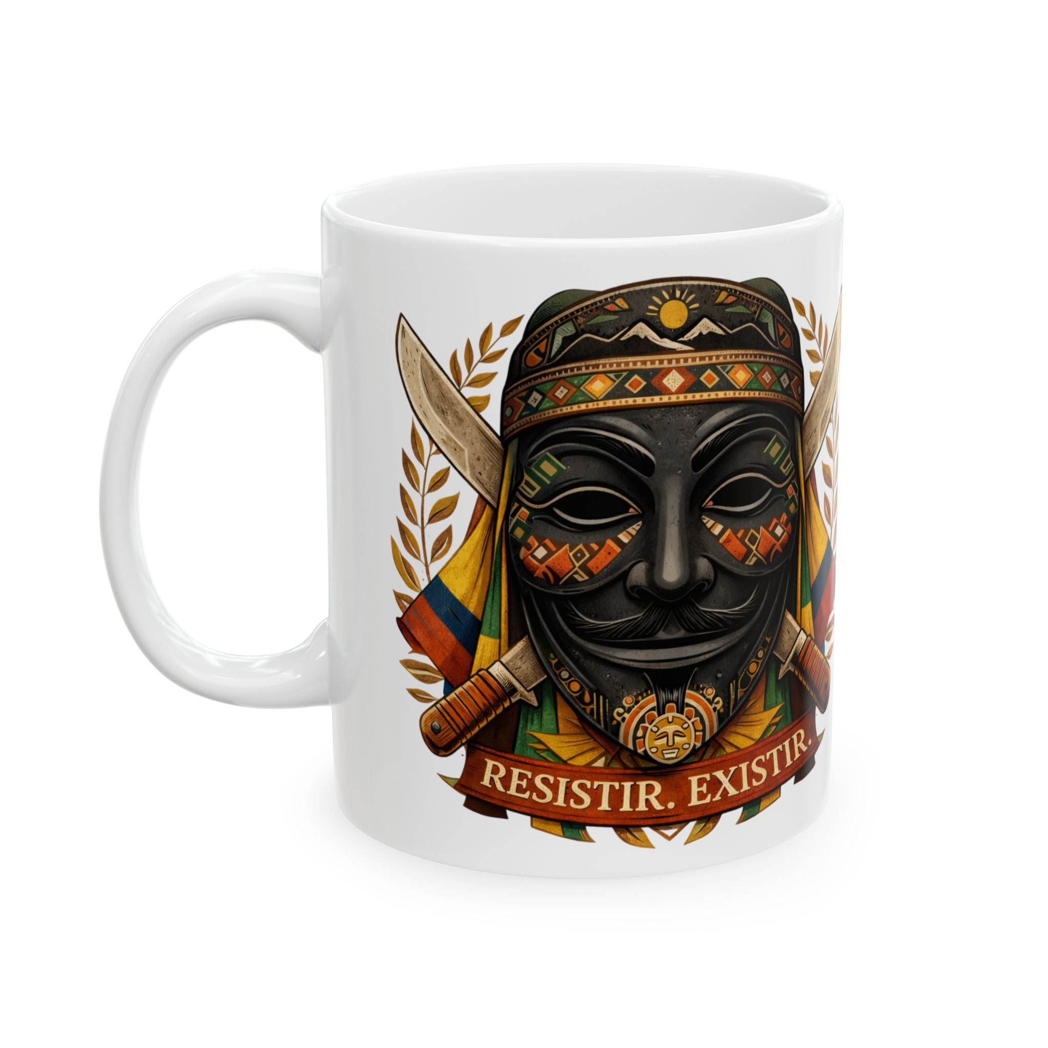 Human First, Always Hoodie | Latin Revolutionary Mask, Immigrant Pride & Cultural Resilience by PapisDailyRoast™