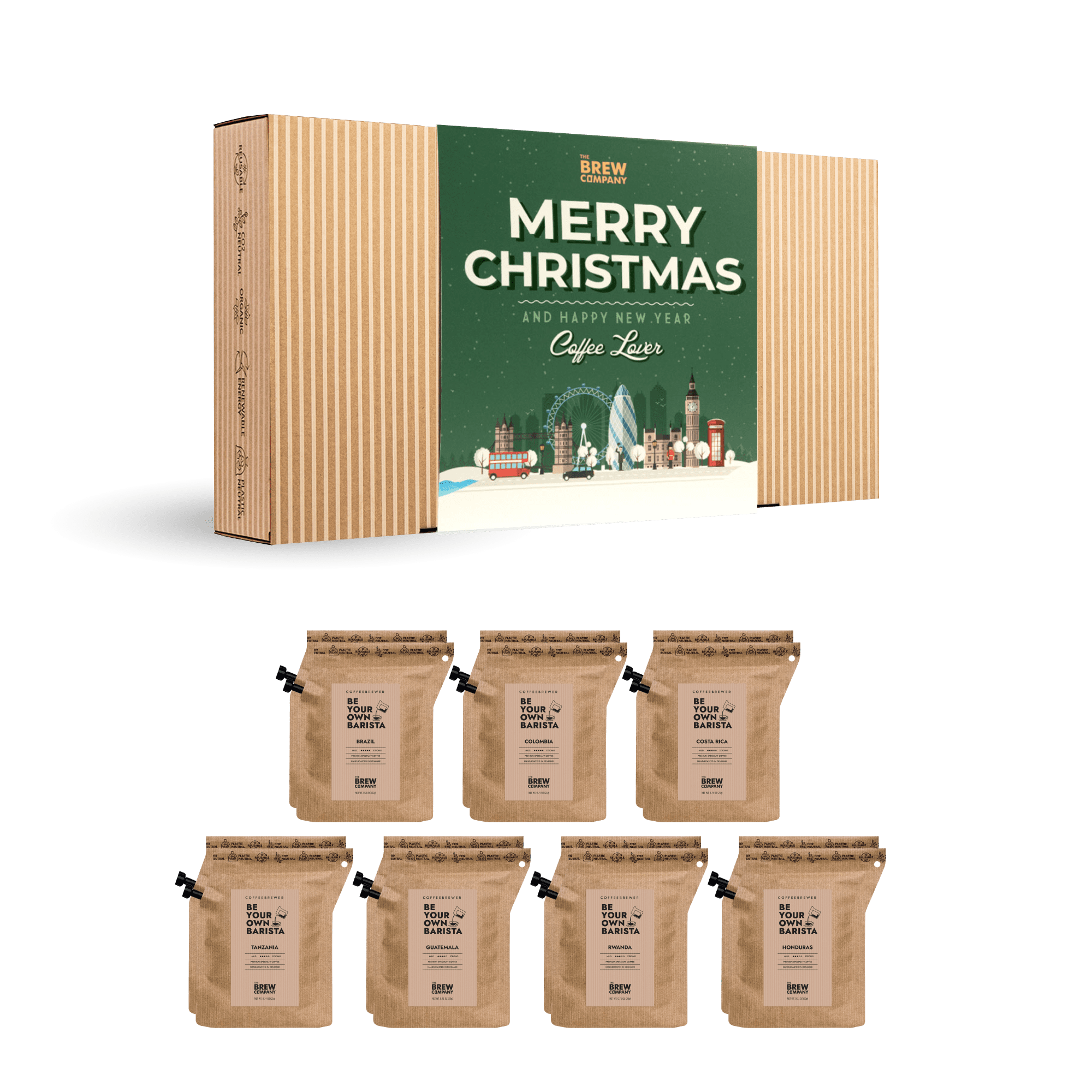 MERRY CHRISTMAS SPECIALTY COFFEE GIFT BOX