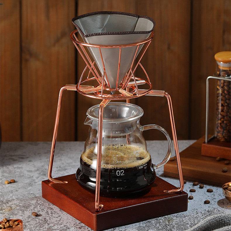 Cold Coffee Pour Over Stainless Steel Kit-1