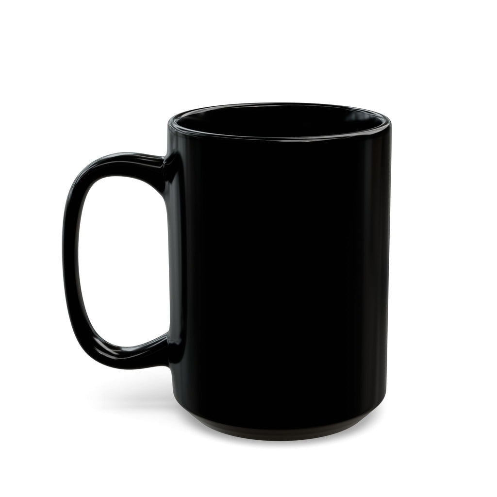 Retro Coffee Mug — "Always Daily Roast" Black Ceramic Coffee Cup (11oz/15oz)
