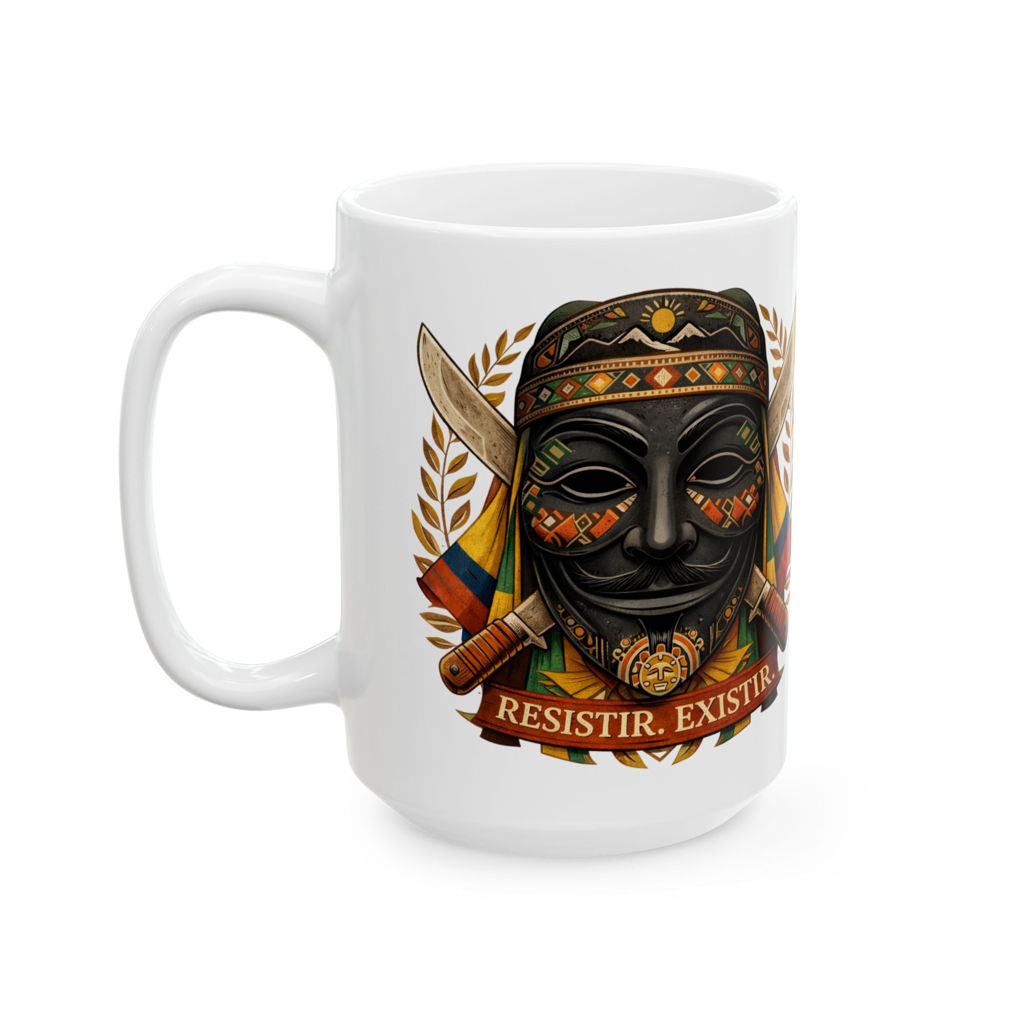 Human First, Always Hoodie | Latin Revolutionary Mask, Immigrant Pride & Cultural Resilience by PapisDailyRoast™