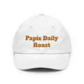 Dad Hat — "Papi’s Daily Roast" Embroidered Coffee Lover Cap