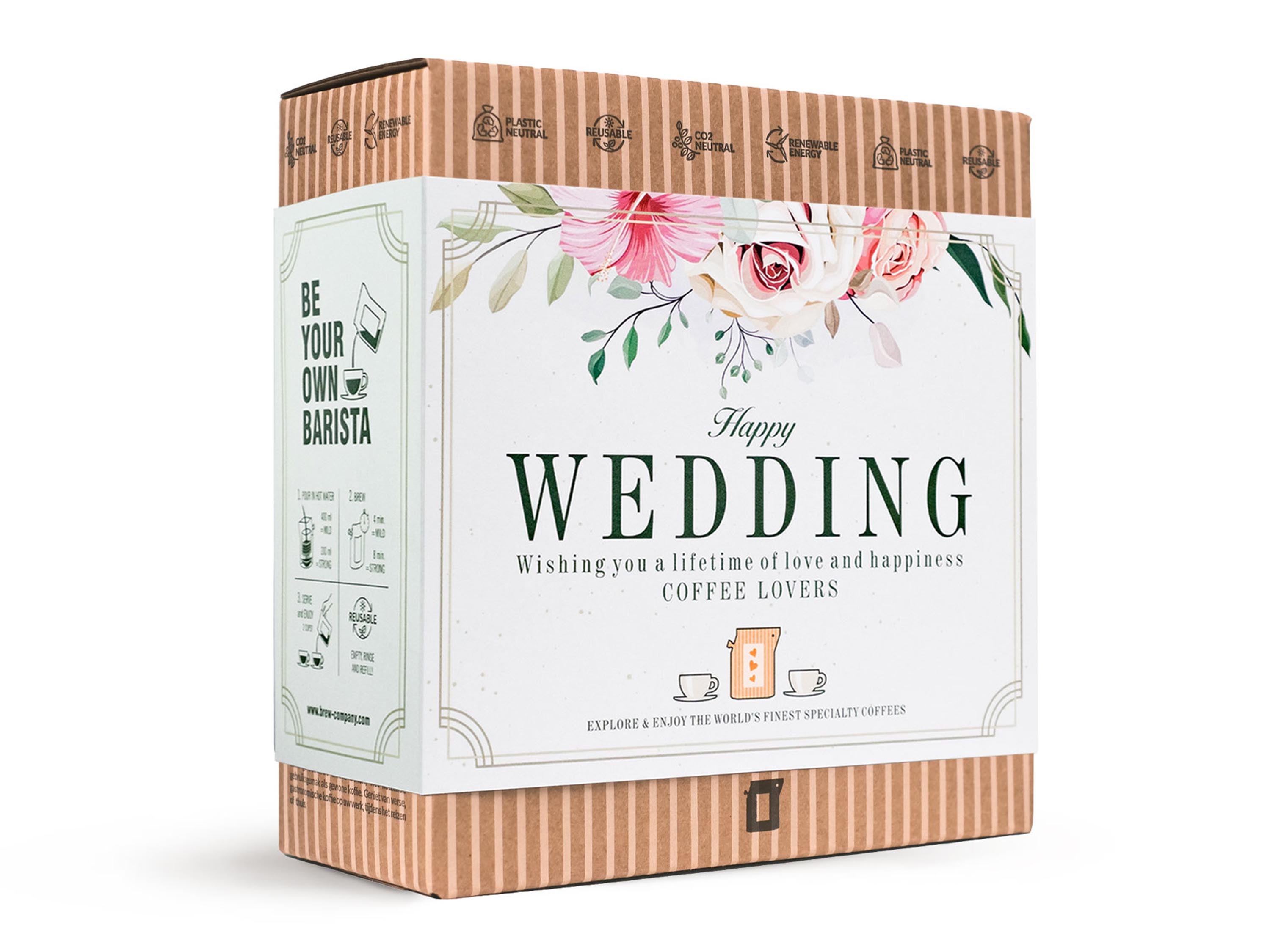 HAPPY WEDDING SPECIALTY COFFEE GIFT BOX