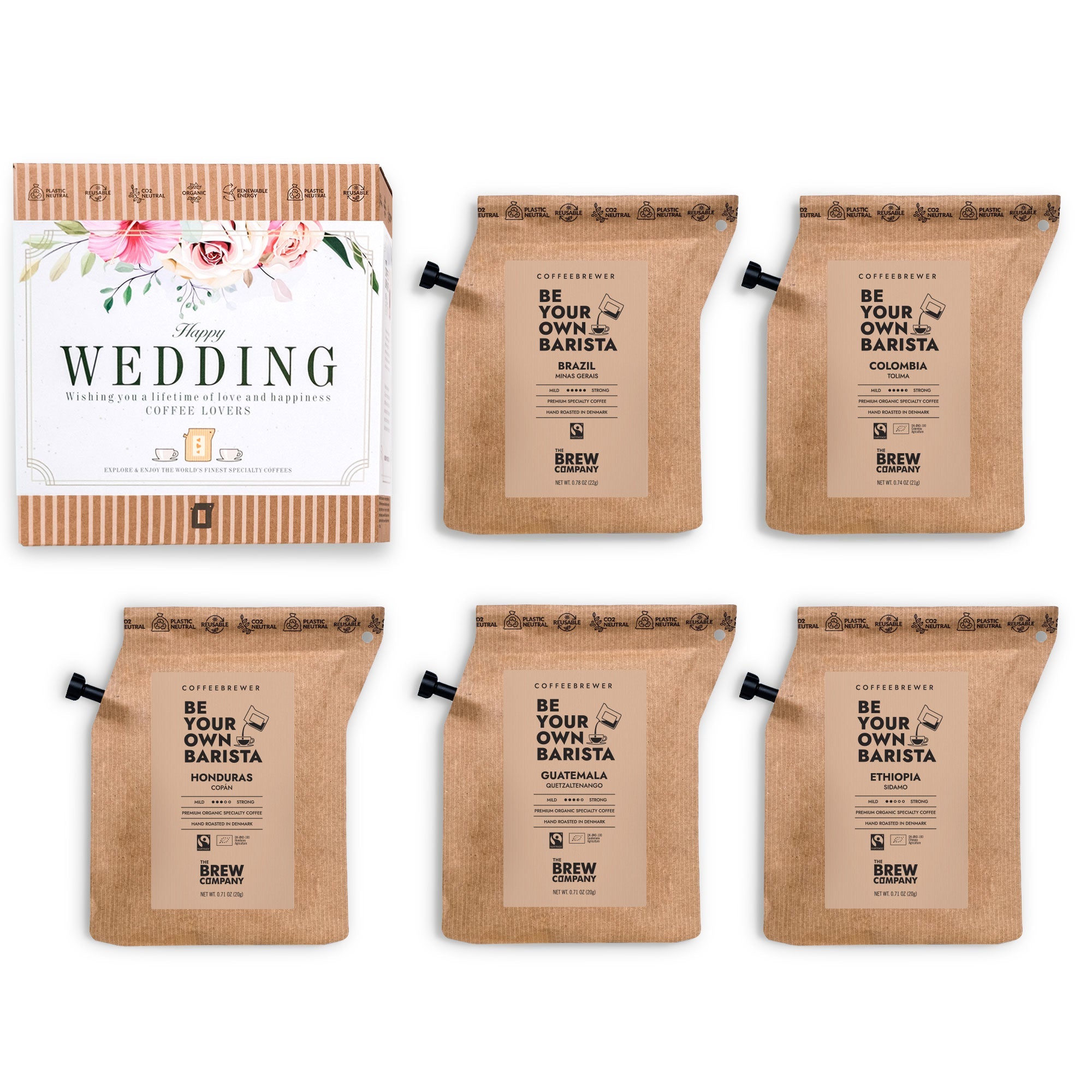HAPPY WEDDING SPECIALTY COFFEE GIFT BOX