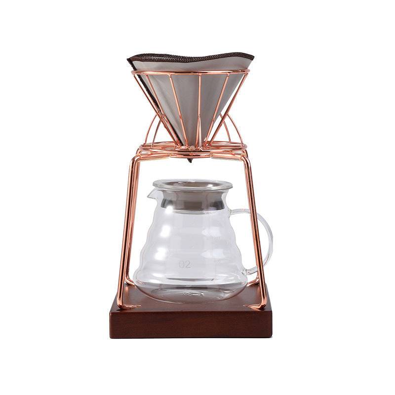 Cold Coffee Pour Over Stainless Steel Kit-4
