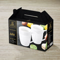 White Coffee Mug 12 Oz | 350 Ml Set Of 2 In Gift Box-0